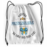 Plecak Dla Przedszkolanki Sportowy Szkolny Worek Z Nadrukiem Ze Zdjęciem