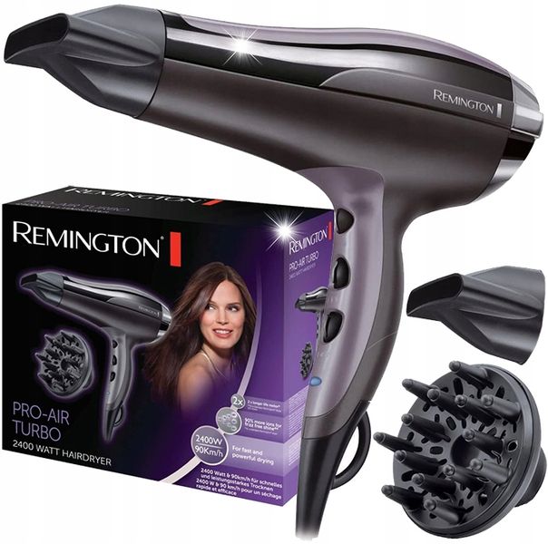 SUSZARKA DO WŁOSÓW REMINGTON D5220 - JONIZACJA - ZIMNY NAWIEW - DYFUZOR zdjęcie 1