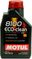 2X Olej silnikowy Motul 8100 Eco-clean 0W30 1 l
