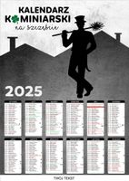KALENDARZ kominiarski kalendarz kominiarza projekt 2025 200 szt różne wzory