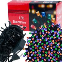 LAMPKI CHOINKOWE 300 LED MULTIKOLOR ŚWIATEŁKA NA CHOINKĘ ŚWIĄTECZNE