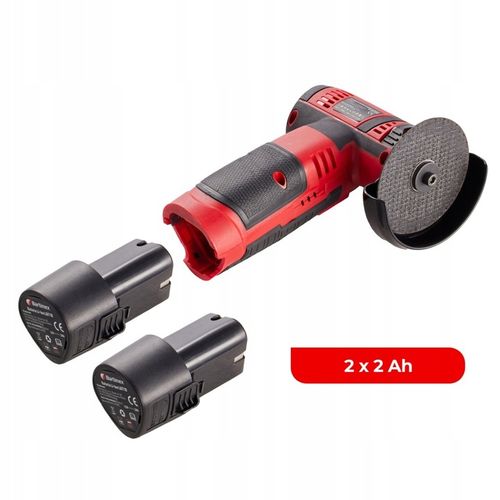 Szlifierka Kątowa Akumulatorowa MINI 2x 2,0Ah Zestaw Gumówka Kątówka na Arena.pl