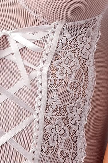 Bielizna-Marcelle Corset White S/M - Casmir zdjęcie 2