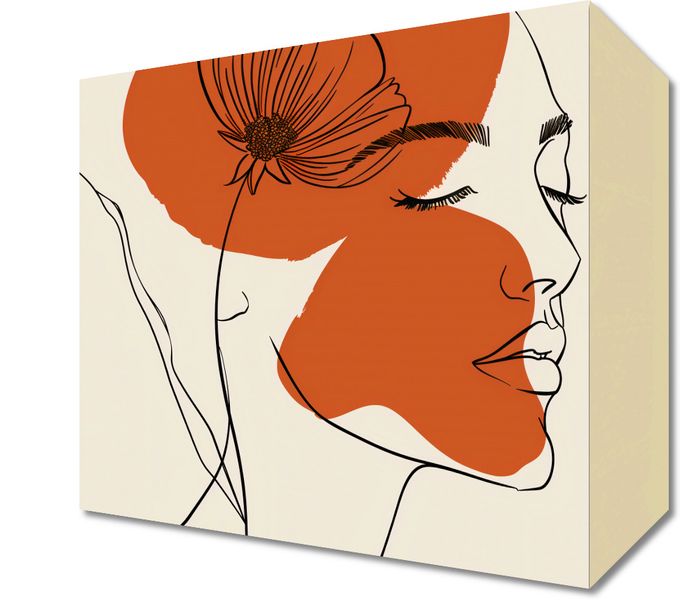 Obraz 20x20cm Ciepło Kwiatu zdjęcie 1