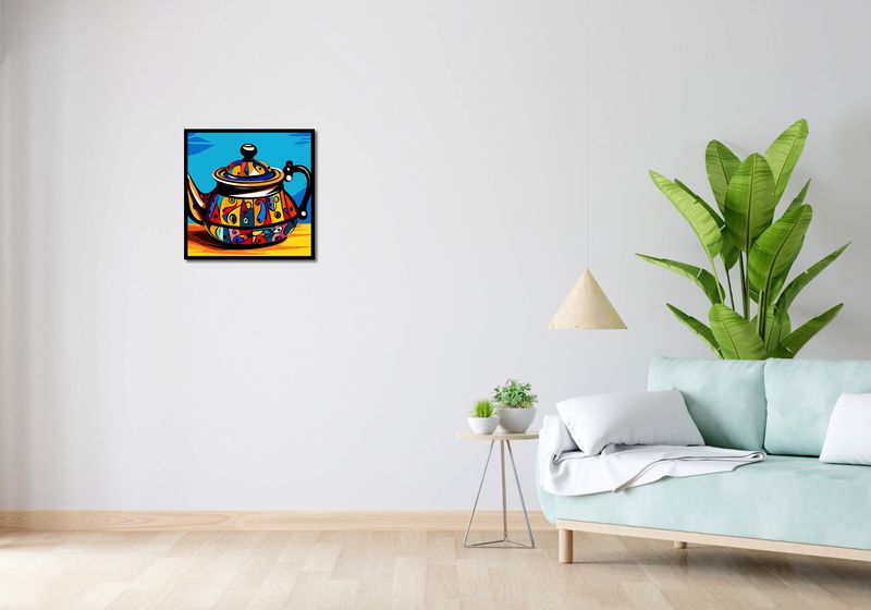 Plakat 50x50cm Może Herbatki? zdjęcie 4