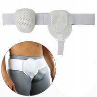 MEDYCZNY PAS PRZEPUKLINOWY PACHWINOWY DO LEWA I PRAWA STRONY 75-92 cm BIAŁY