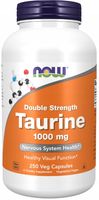 NOW Foods Taurine 1000mg TAURYNA UKŁAD NERWOWY 250 vege kaps