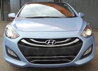 Hyundai Elantra GT - Chromowane Listwy Grill Chrom Atrapy Zderzaka Tuning
