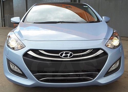 Hyundai Elantra GT - Chromowane Listwy Grill Chrom Atrapy Zderzaka Tuning zdjęcie 1