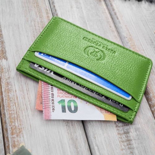 zestaw prezentowy dla niej portfel damski zielony t-139 i skórzane etui na Arena.pl
