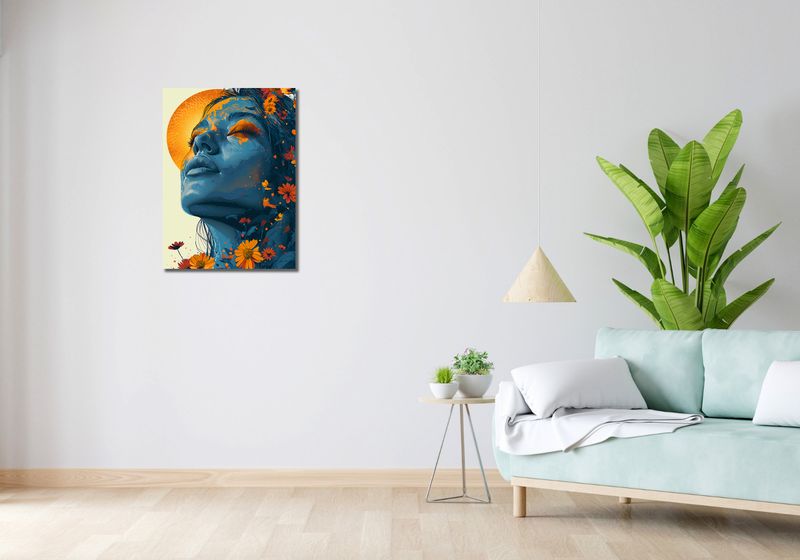 Obraz 50x70cm Deszcz Słoneczny zdjęcie 2