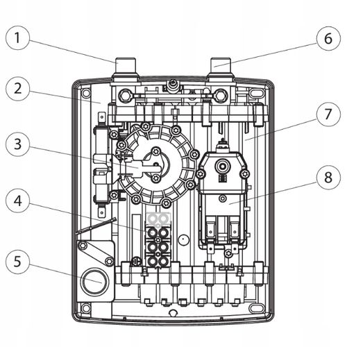UNIWERSALNY PRZEPŁYWOWY PODGRZEWACZ WODY 6,2 KW KOSPEL EPO2 AMICUS GÓRA/DÓŁ na Arena.pl