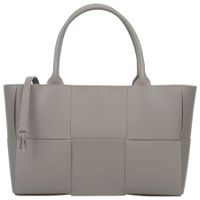 VERA PELLE torebka skórzana klasyczna z paskiem na ramię V623 j.taupe