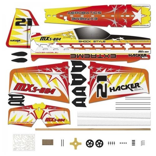 MXS-804 Vector ARF Racing Blue - Samolot Hacker Model na Arena.pl