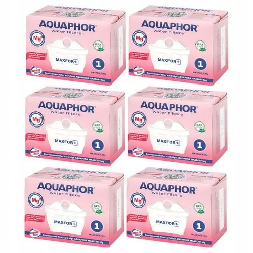 Wkład filtrujący filtry do wody AQUAPHOR MAXFOR+ 6 filtrów z na Arena.pl