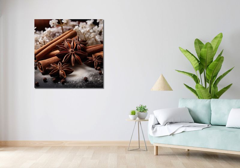 Obraz 90x90cm Aromatyczna Symfonia zdjęcie 2