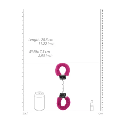 ouch! kajdanki furry dla początkujących z futerkiem, czarne na Arena.pl