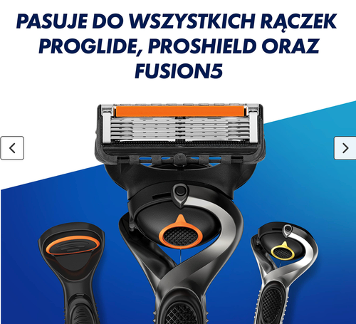 GILLETTE FUSION PROGLIDE wkłady 8SZT na Arena.pl