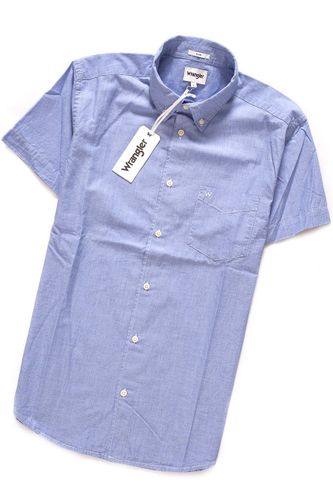 WRANGLER SS 1PKT BUTTON DOWN NAVY W5944OS35 M na Arena.pl