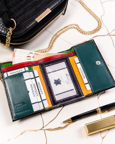 portfel damski sk. rd-18-gcl-6103 black-multi2 na Arena.pl