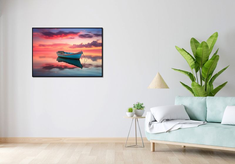 Plakat 100x70cm Spokój przed Połowem zdjęcie 4