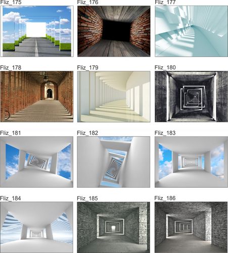 OBRAZ na płótnie tunel widok na miasto 3D 120x80 na Arena.pl