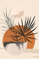 Plakat 53x81cm Palmowy Zachód