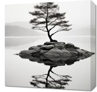 Obraz 50x50cm Samotne Drzewo