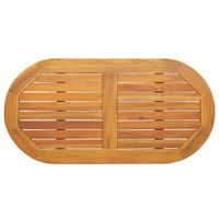 Blat stołu Brązowy 100 x 50 x 2 cm lite drewno akacjowe