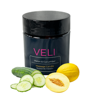 Świeca do masażu Melon & Ogórek