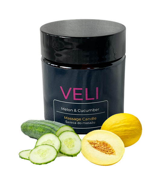 Świeca do masażu Melon & Ogórek zdjęcie 1