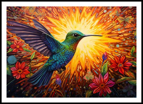 Plakat 84,1x59,4cm Koliber Barw na Arena.pl