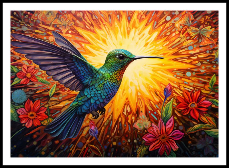 Plakat 84,1x59,4cm Koliber Barw zdjęcie 3