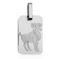 SREBRNY NIEŚMIERTELNIK BARAN ZNAK ZODIAKU PRÓBA SREBRA 925 GRAWER GRATIS