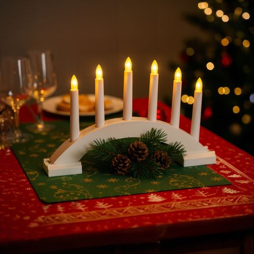 świecznik adwentowy 7 led świąteczny latarenka święta timer baterie jumi na Arena.pl