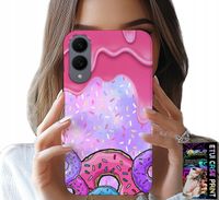 ETUI DO SAMSUNG GALAXY S25 EDGE - SŁODKIE DONUTY Z LUKREM W TLE + SZKŁO