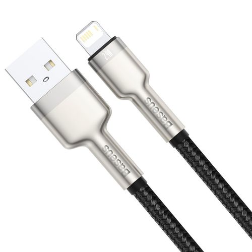 kabel usb do lightning baseus cafule, 2.4a, 1m (czarny) na Arena.pl