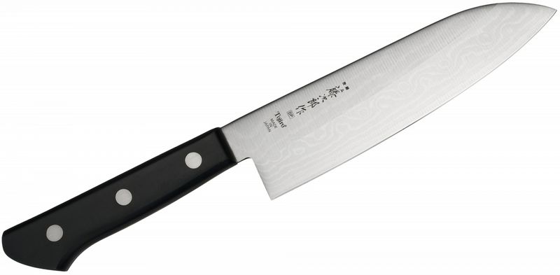 Tojiro Damascus Nóż Santoku 17 cm zdjęcie 1