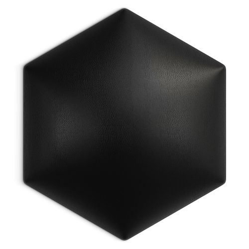 Panel Tapicerowany Eko Skóra Hexagon Grafitowy 35cm x 40cm na Arena.pl