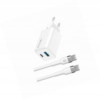 Szybka ładowarka GaN 45W USB-C z kablem do Motorola Moto E7 Power