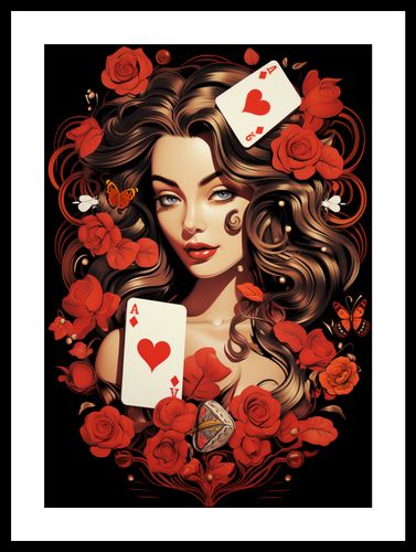 Plakat 29,7x42cm Różany Hazard na Arena.pl