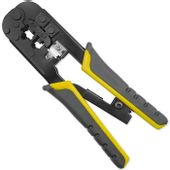 Qoltec Modułowa zaciskarka do cięcia i zaciskania kabli Ethernet 8P 6P