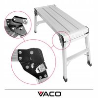 PODEST ROBOCZY drabina aluminiowa domowa SCHODKI rusztowanie MOCNY