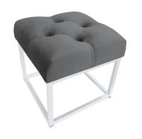 Pufa CHESTERFIELD LOFT ławka postawa biała BL14