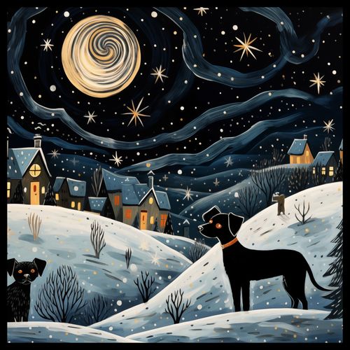 Plakat 70x70cm Nocny Psi Patrol na Arena.pl