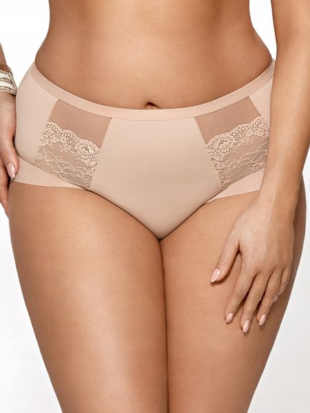 Gorsenia pełne majtki figi K442 Luisse, beżowe 3XL zdjęcie 3