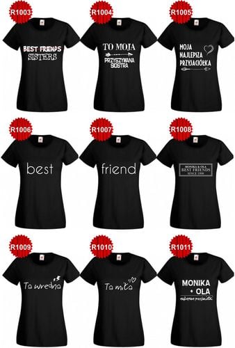Koszulki dla PPRZYJACIÓŁEK prezent dla koleżanki na Arena.pl