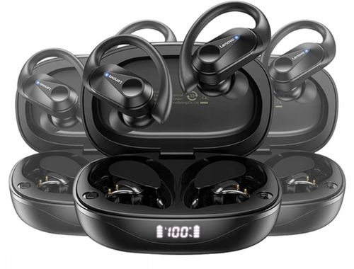 Słuchawki Bezprzewodowe LENOVO LP75 Bluetooth DOUSZNE Powerbank Wodoodporne na Arena.pl