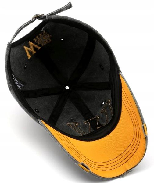 Czapka Jeansowa Z Daszkiem Bejsbolówka Sport zdjęcie 6