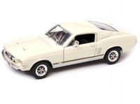 Ford Mustang GT 1967 1:24 model WELLY biały